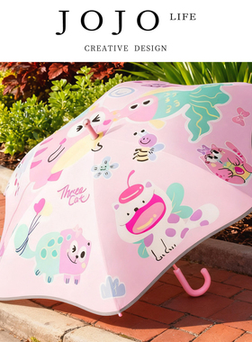 JOJO'S L. PD.warn.儿童新款双层圆角雨伞晴雨两用防晒 | 璀戒