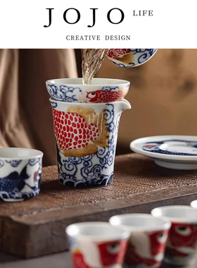 JOJO'S L. PD.demobilize.陶瓷功夫茶具套装新款三才盖碗 | 复员