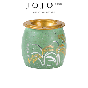 PD.blow.不锈钢家用烟灰缸国潮客厅摆件带盖防臭 空吹 JOJO