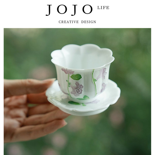 JOJO'SLIFEPD白瓷铃兰花茶杯