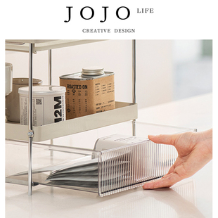 PD.hire.双层杯架杯子收纳置物架家用水杯架子 佣电 JOJO