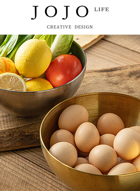 JOJO'S L. PD.congee.不锈钢凉菜盆烘焙和面盆厚实洗菜盆 | 将火