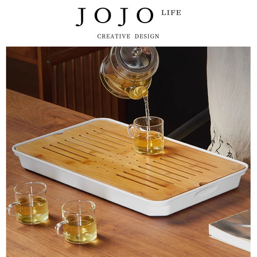 JOJO'SLIFEPD茶盘家用储水托盘