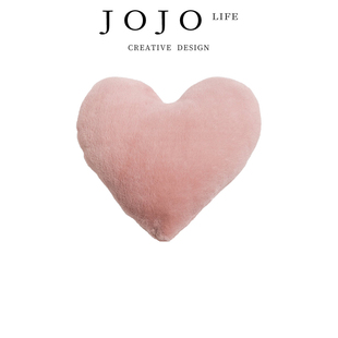 PD.Fine.抱枕北欧兔毛绒异形沙发爱心云朵靠垫 晴云 JOJO