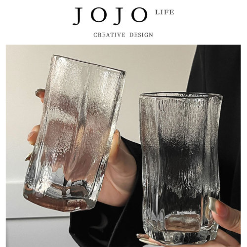 JOJO'SLIFEPD字母玻璃杯家用