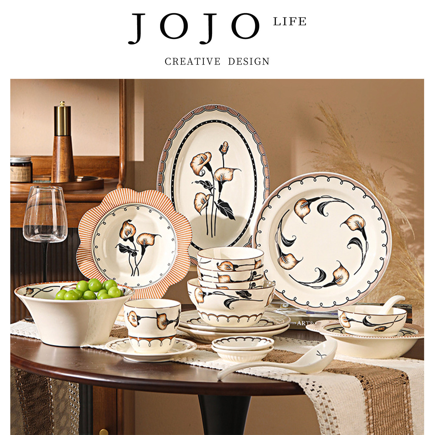 JOJO'S L. PD.excuse.碗中式复古餐具碗碟套装高颜值陶瓷 | 恕继