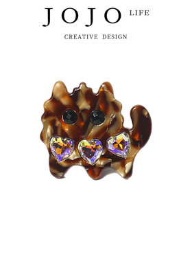 JOJO'S L. PD.Nebula.猫咪发夹女鸭嘴夹侧边夹刘海碎发夹 | 星云