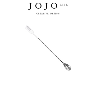JOJO PD.address.04不锈钢长吧勺长柄搅拌棒鸡尾酒吧匙 地址