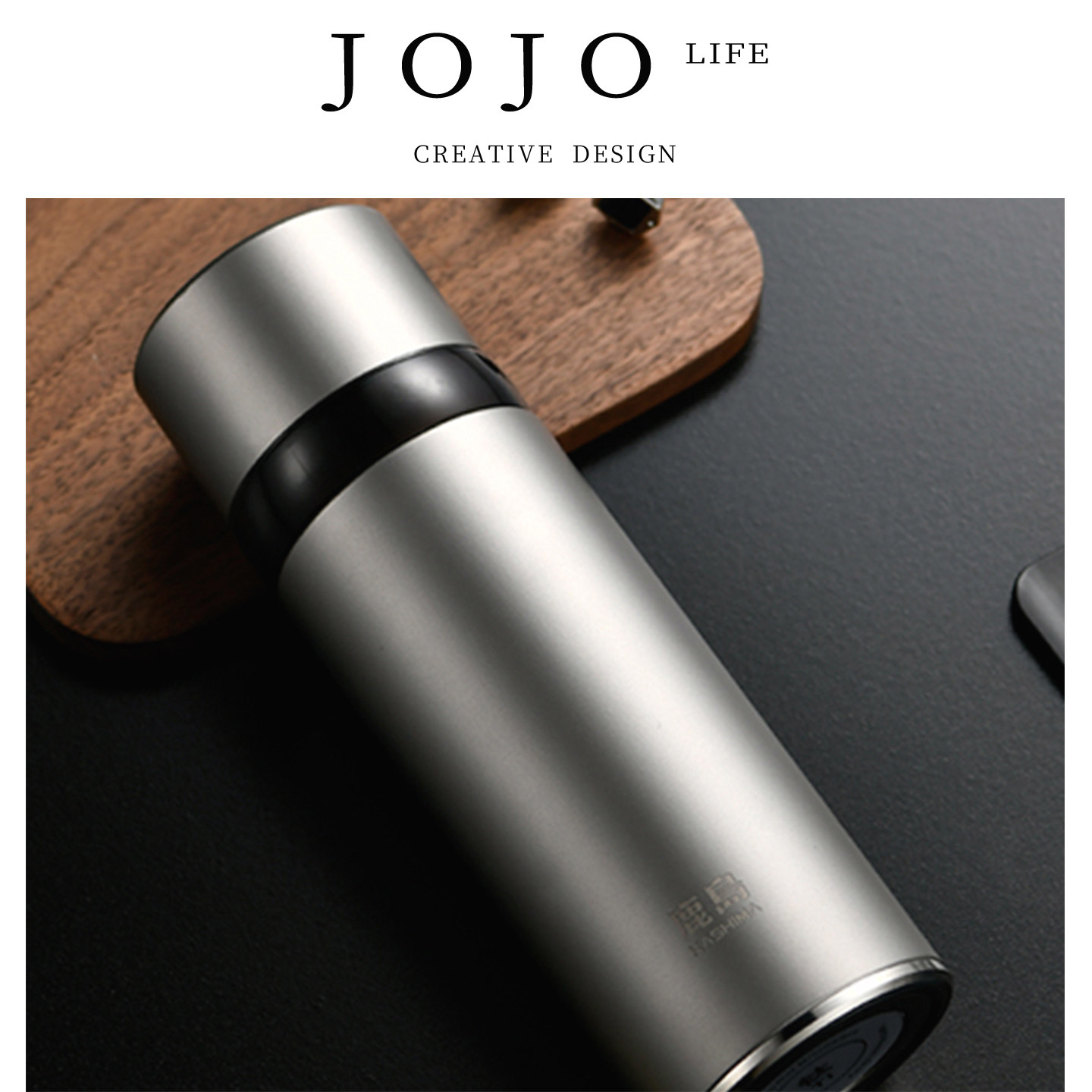 JOJO'S L. PD.鹿岛.纯钛保温杯双层焖泡茶高档男士商务便携 |侠势,餐饮具,保冷/保温杯,淘宝优惠券,粉丝福利购,淘宝优惠卷
