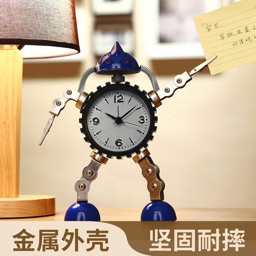 杂货先生闹钟齿轮机器人儿童