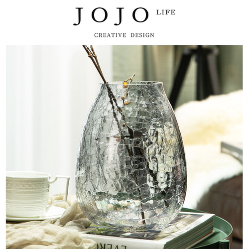 JOJO'SLIFEPD冰花玻璃花瓶花器