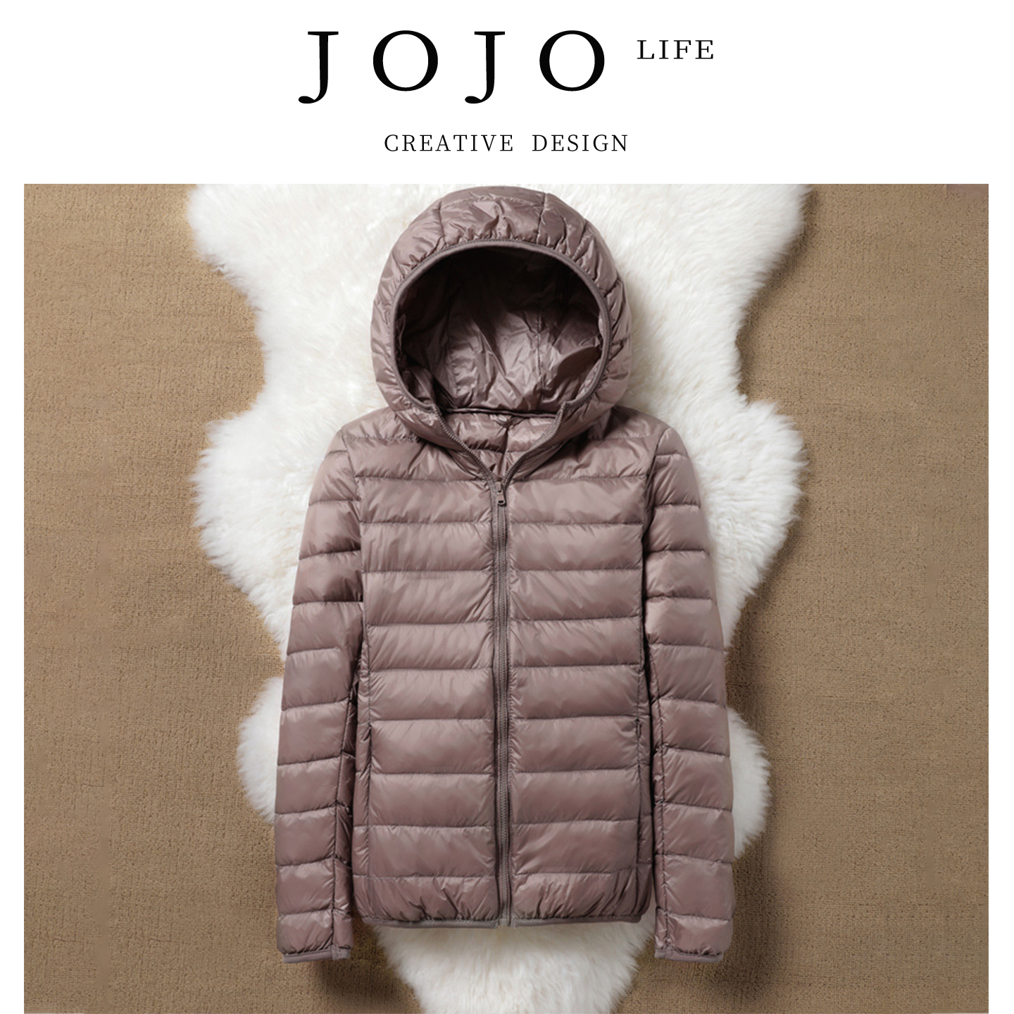 JOJO'SLIFEPD轻薄羽绒服女