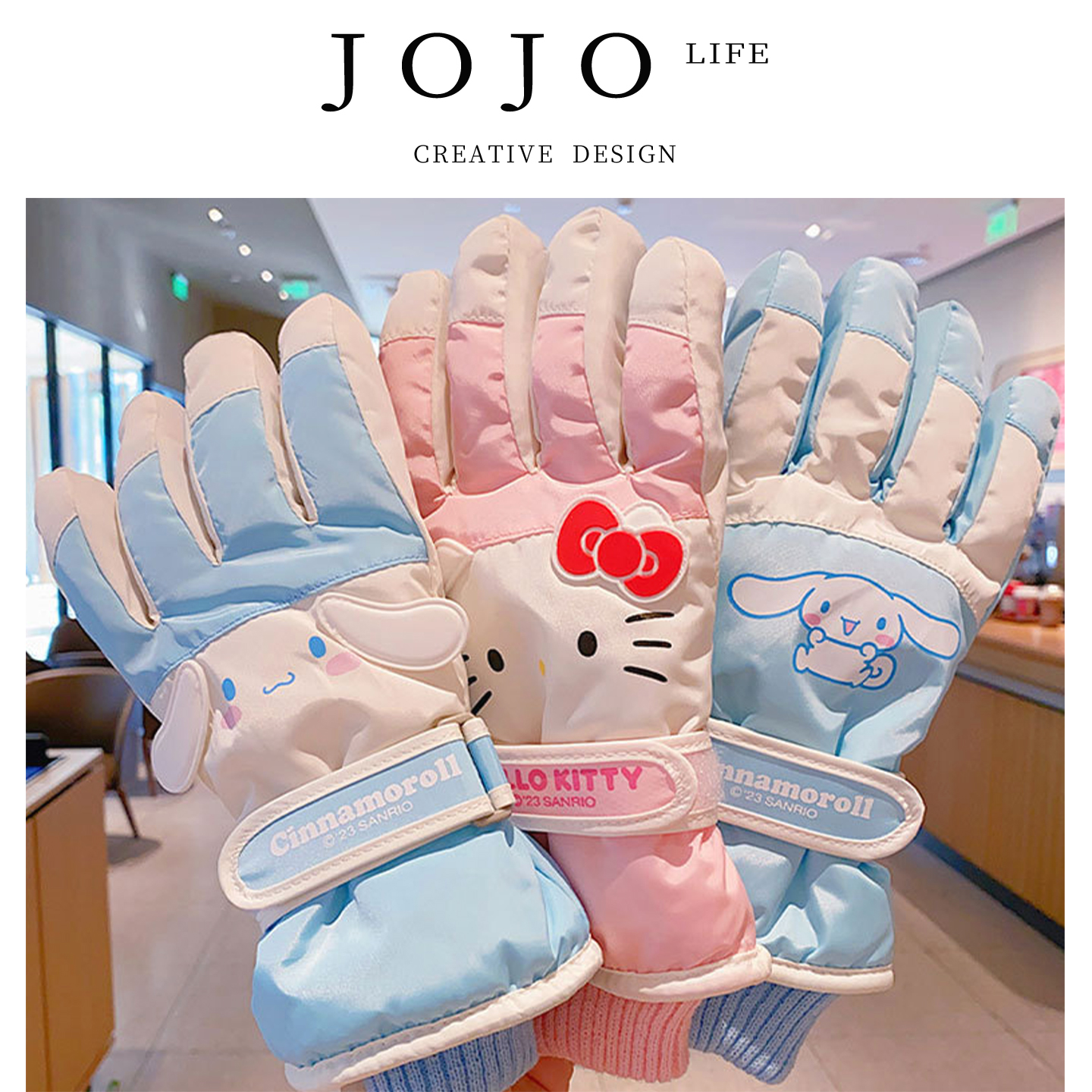 JOJO'SLIFEPD滑雪手套户外