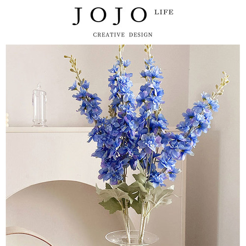 JOJO'SLIFEPD仿真花植绒飞燕草