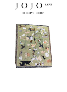 JOJO'S L. PD.Adaptation.沙发毯盖毯狗狗乐园线毯棉线毯 | 改编