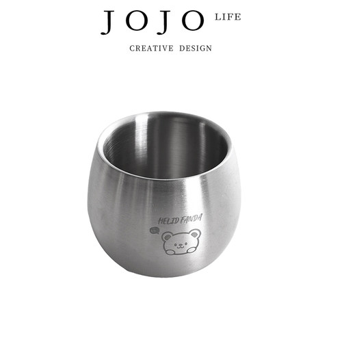 JOJO'SL.PD双层咖啡杯不锈钢