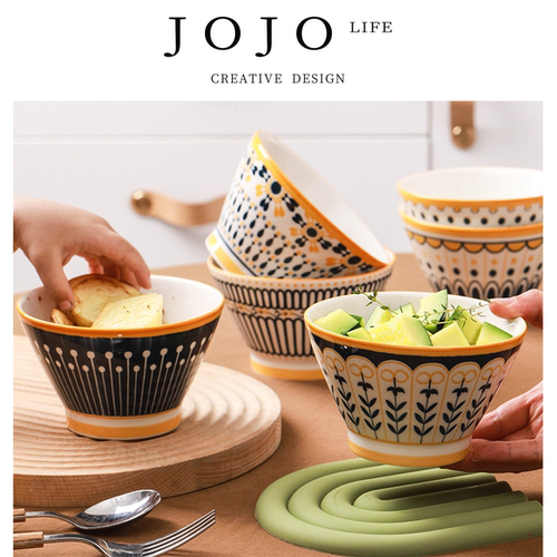 JOJO'SLIFEPD复古北欧陶瓷碗