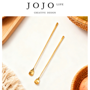 JOJO'S L. PD.absent.304不锈钢咖啡勺长柄搅拌勺搅拌棒勺子|缺席