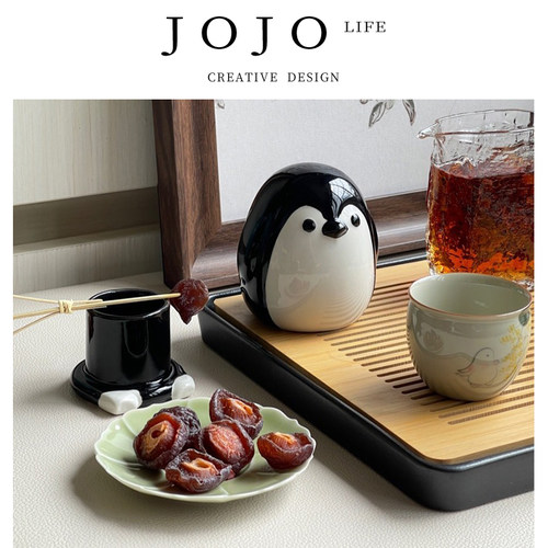 JOJO'SLIFEPD陶瓷牙签盒家用