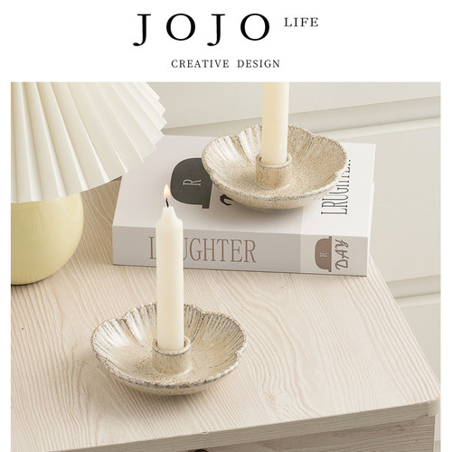 JOJO'SLIFEPD窑变烛台复古陶瓷