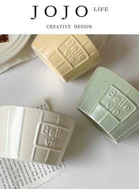 JOJO'S L. PD.squabble.哑光酸奶碗吃饭碗小碗陶瓷早餐碗 | 斗嘴