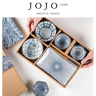 JOJO'S L. PD.tread.日式青花米饭碗陶瓷餐具礼盒套装 | 蹈茉