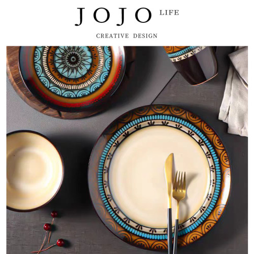 JOJO'SLIFEPD餐具复古牛排盘