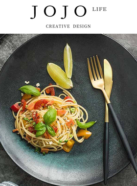 JOJO'S L. PD.stab.盘子创意西餐牛排盘日式平盘流沙盘 | 刺审