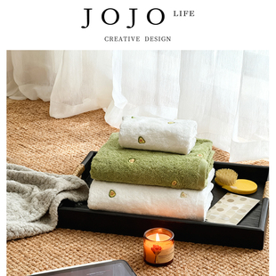JOJO'S L. PD.avocado.浴巾家用纯棉吸水男女情侣全棉裹巾 | 油果
