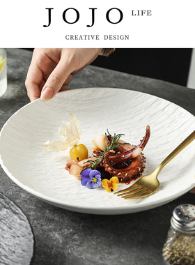 JOJO'S L. PD.mock. 创意陶瓷黑白岩石纹圆盘高级感 | 牺讽