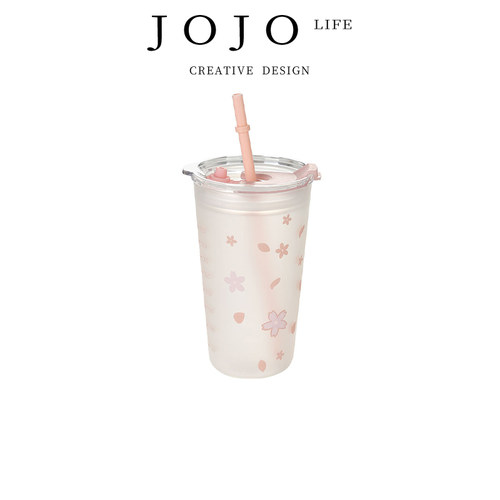 JOJO'SL.PD玻璃杯樱花高颜值