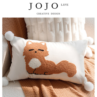 JOJO'S L. PD.Name.简约ins客厅动物奶油沙发床上靠垫靠枕 | 为名