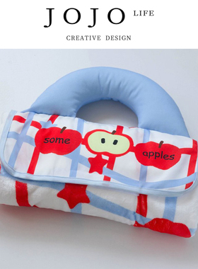 JOJO'S L. PD.compensate.法兰绒毯便携手提盖毯午休毯子 | 恤苦