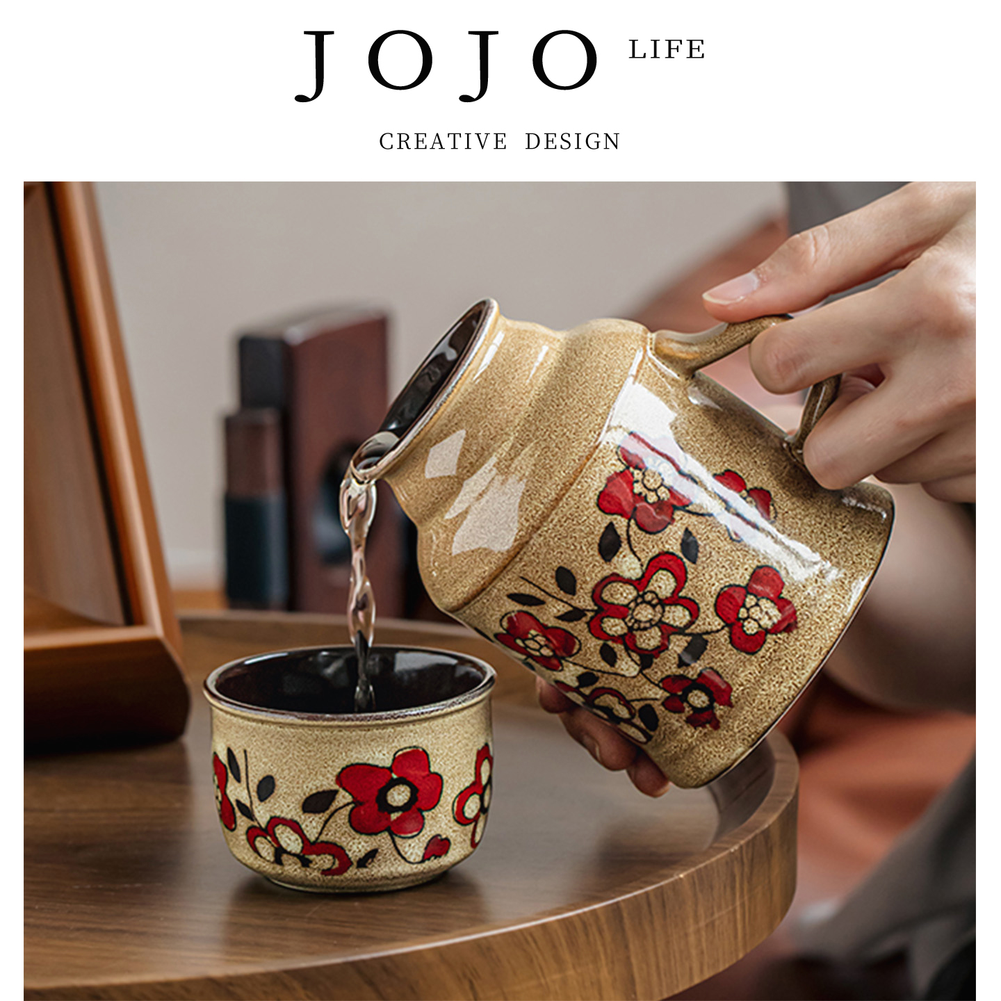 JOJO'SLIFEPD马克杯带盖陶瓷杯