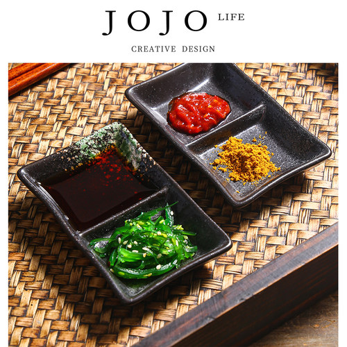 JOJO'SLIFEPD两格碟陶瓷酱油碟