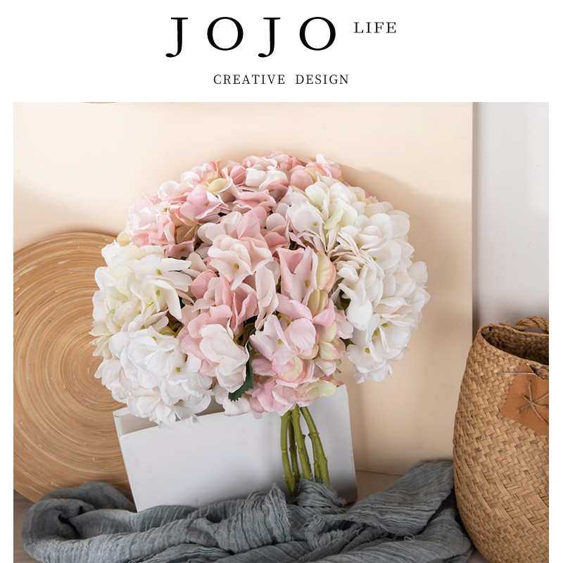 JOJO'S L. PD.boiling.手捧花仿真花思颖单枝绣球花装饰婚庆|勾煮