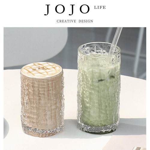 JOJO'SLIFEPD树皮饮料玻璃杯