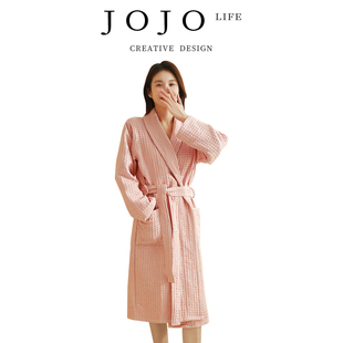吸水速干长睡袍浴衣浴巾 薄款 回雪 PD.Back.浴袍夏季 JOJO