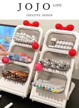 JOJO'S L. PD.embroider.可拆卸斜插笔筒桌面大容量多功能 | 做绣