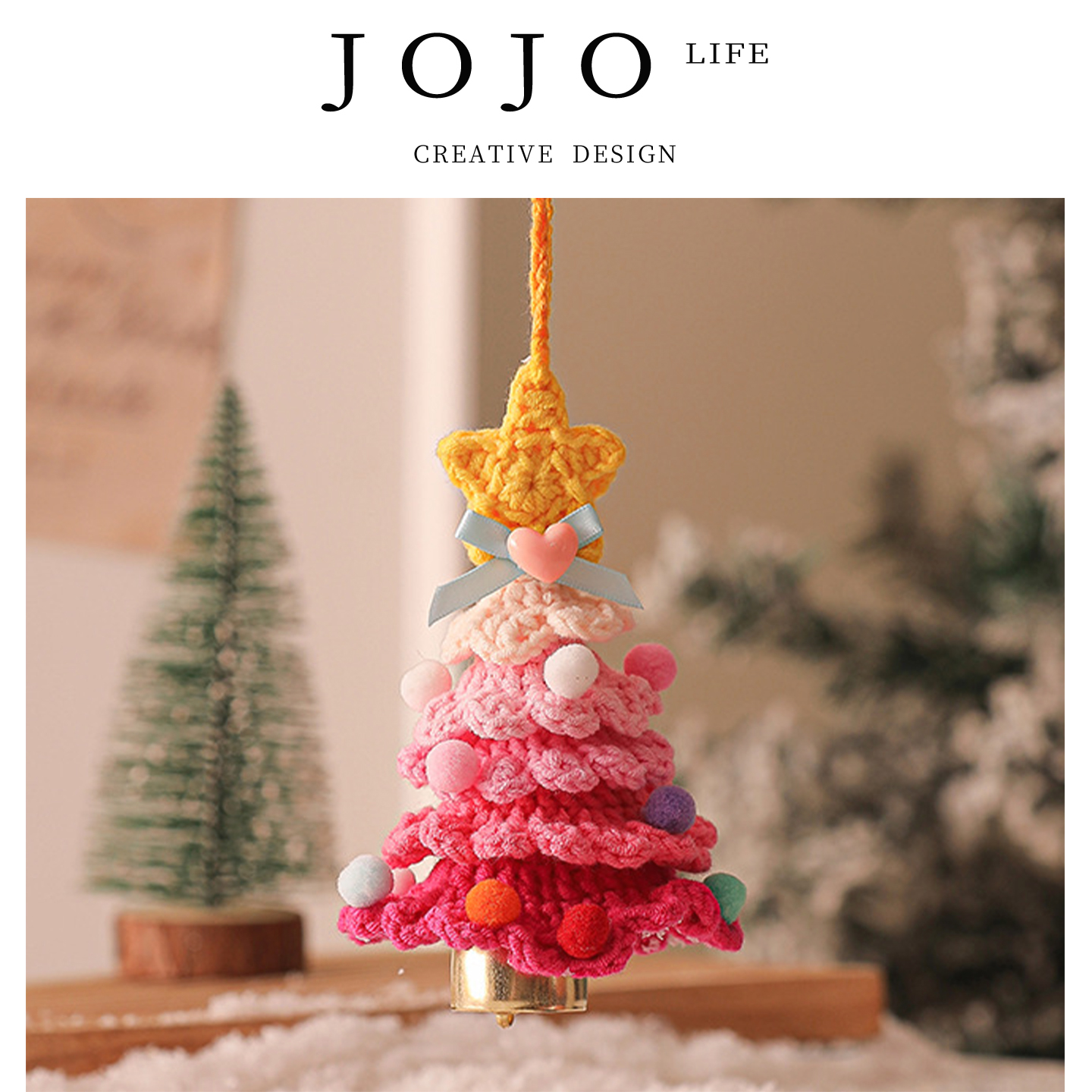 JOJO'S L. PD圣诞小摆件毛绒挂件