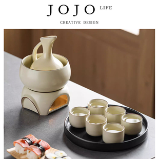 陶瓷汝窑酒壶分酒器高档 JOJO PD.field.圆壶酒具套装 户田