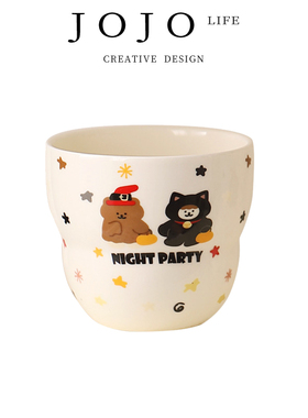 JOJO'S L. PD.brillian.陶瓷碗创意家用耐高温卡通可爱碗 | 光辉