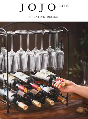 JOJO'S L. PD.embody.红酒架酒柜复古轻奢摆件葡萄酒倒挂 | 涵仁