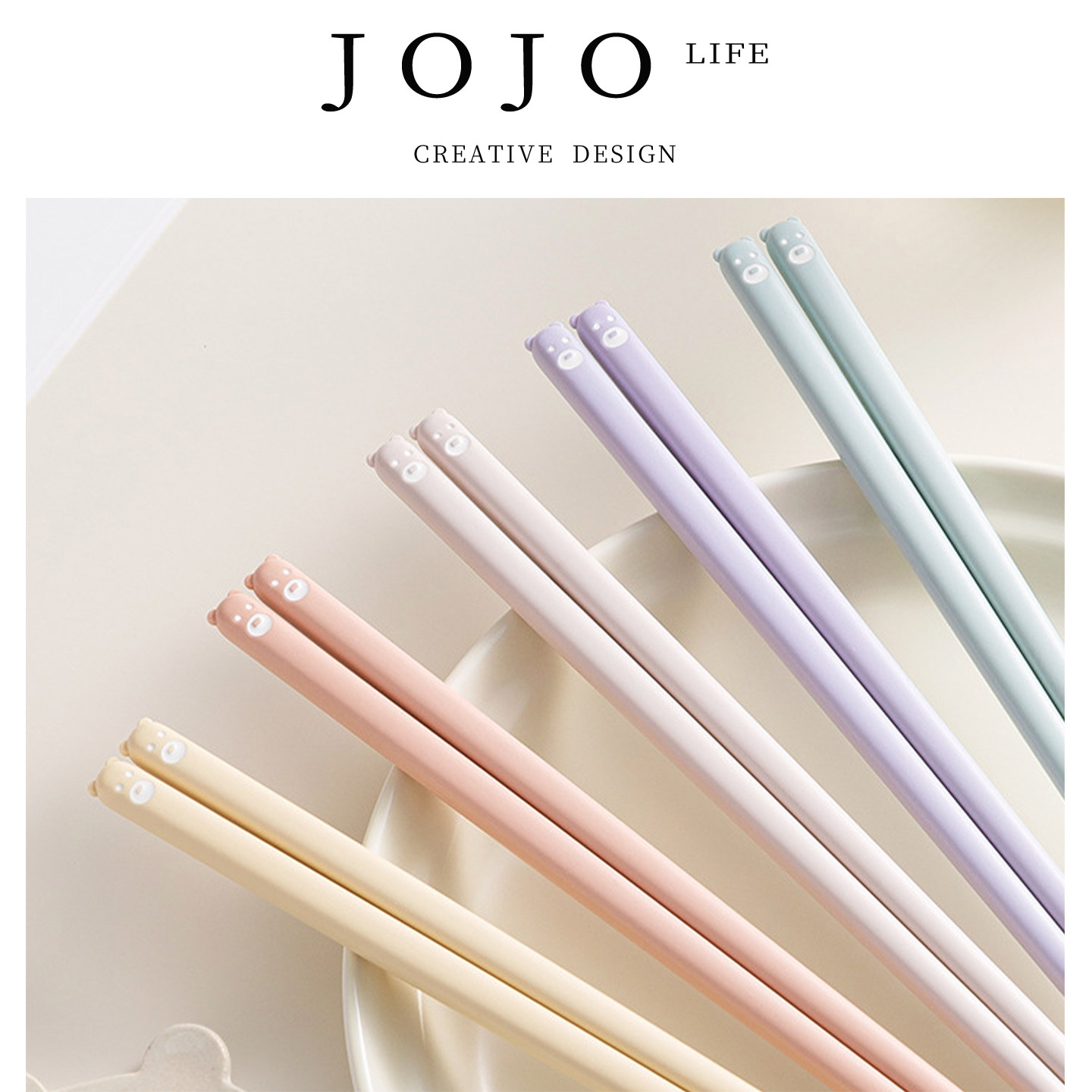 JOJO'SLIFEPD饭小熊合金筷子图片