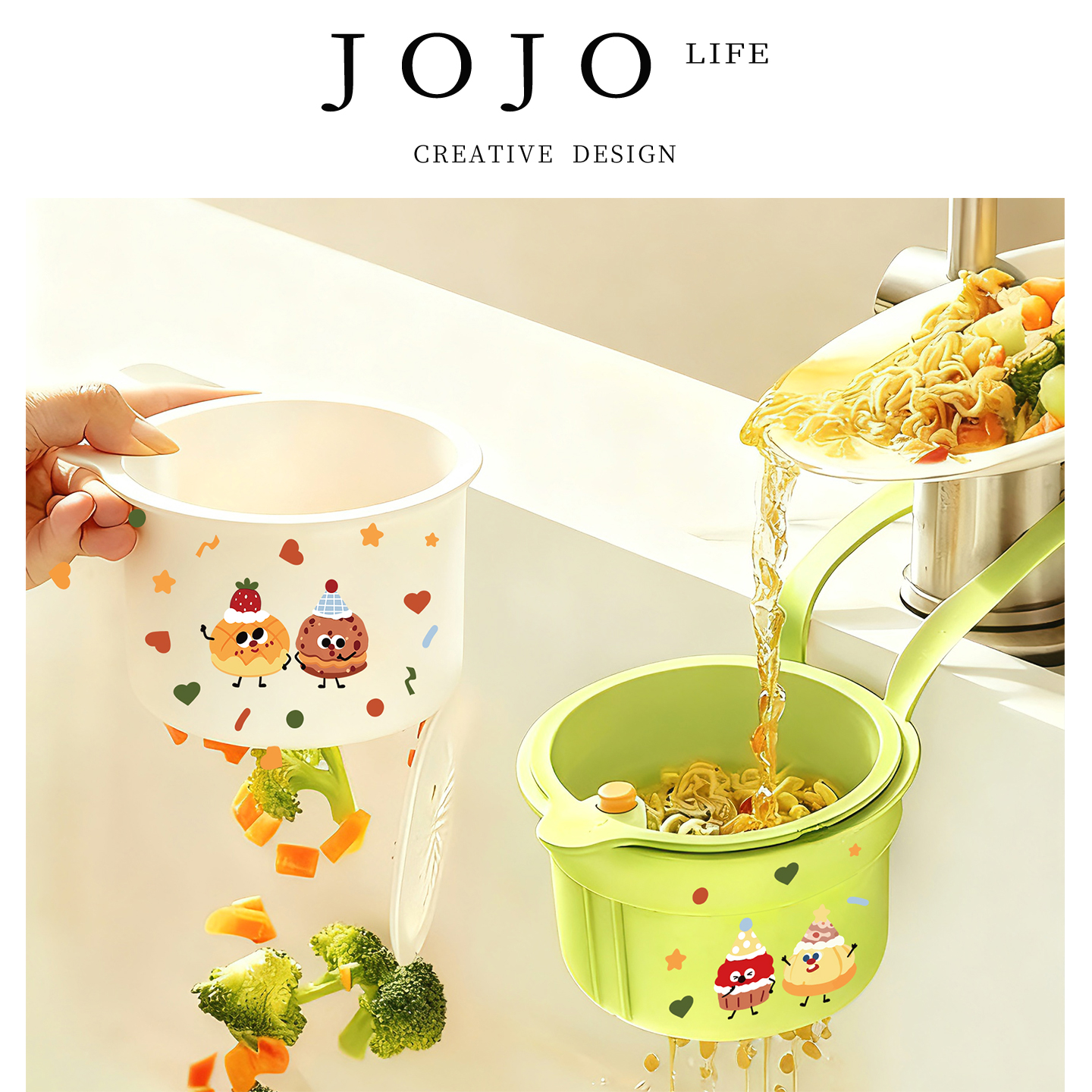 JOJO'S L.PD.JD.挂篮水槽沥水篮水龙头残渣过滤置物架 | 逸枯