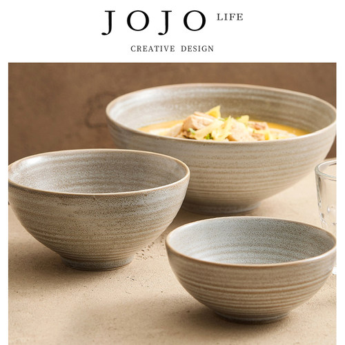 JOJO'SLIFEPD陶瓷碗家用米饭碗