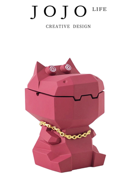 JOJO'S L. PD.Adonis.烟灰缸河马烟灰缸带有盖创意个性潮流|晕晕