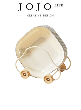 JOJO'S L. PD.Human .吐骨碟家用卡通车新款小吃盘餐桌 | 人伦