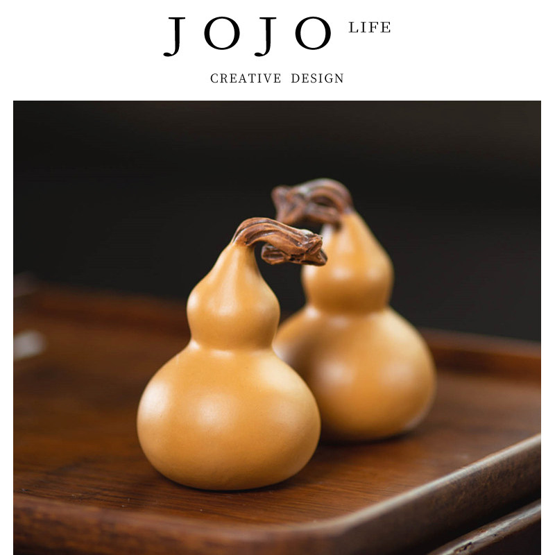 紫泉涧紫砂茶宠葫芦摆件装饰