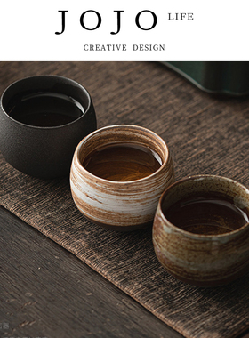 JOJO'S L. PD.紫泉涧.日式手工粗陶茶杯陶瓷功夫茶具品茗 | 秋晖